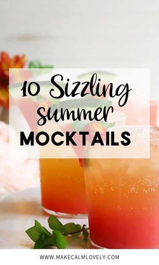 Summer mocktails