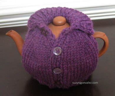 Knitted 'sexy tea cozy knitting pattern