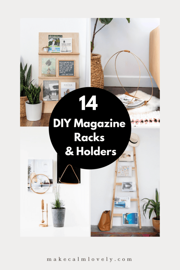 14 DIY Magazine Racks & Holders