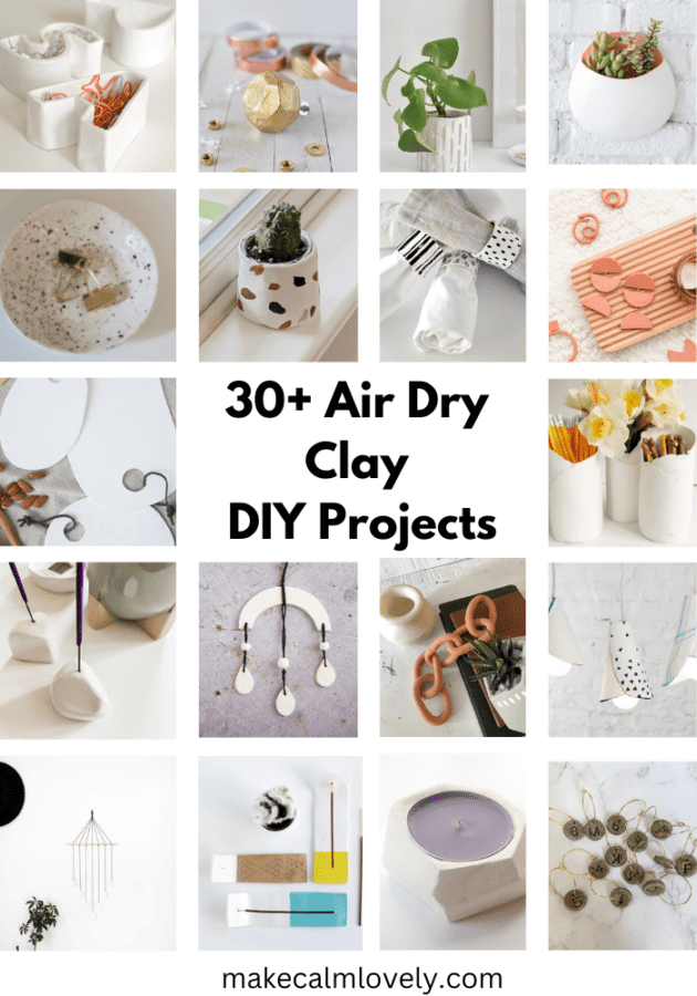 30+ Air Dry Clay DIY Projects