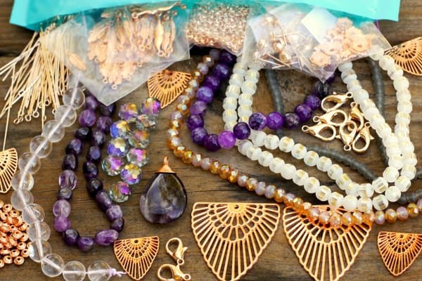 Bead jewelry subscription box