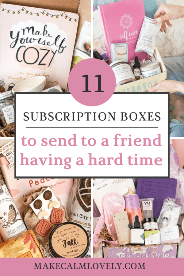 11 Amazing Subscription boxes to send to a friend having a hard time