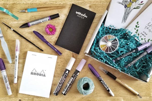 Calligraphy subscription box