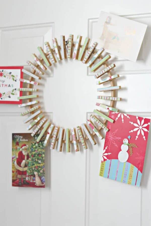 Christmas card display