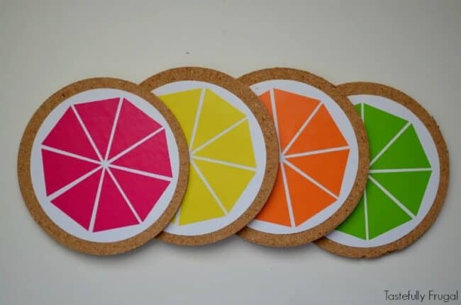 Citrus coasters