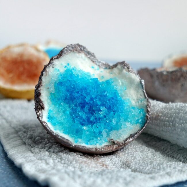 Geode bath bombs