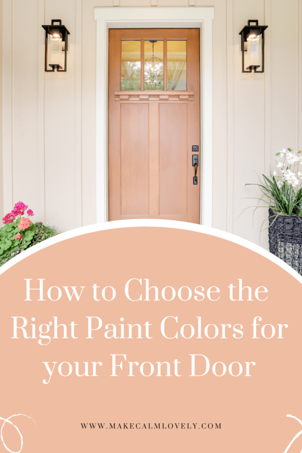 How to choose the right paint color for your front door