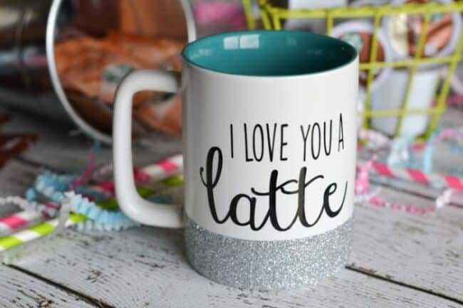 Glitter Dipped Mug