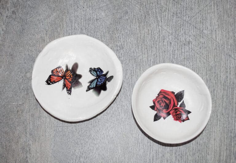 Tattoo Polymer Clay Bowls DIY