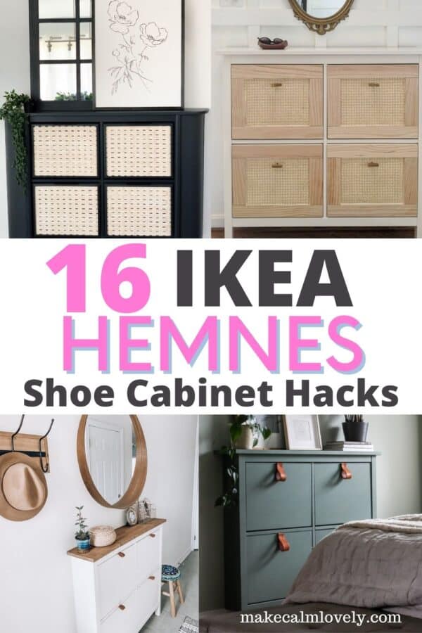 IKEA Hemnes Shoe cabinet hacks