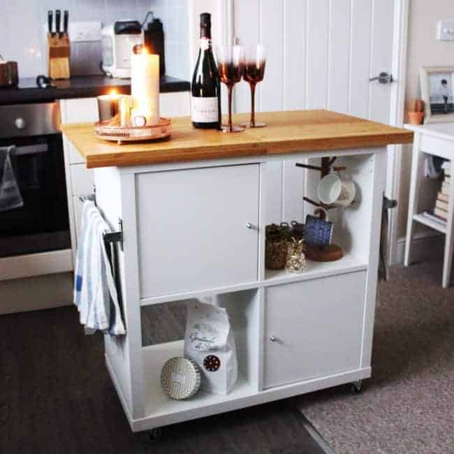 Kitchen island IKEA hack