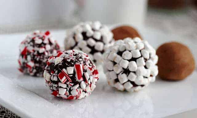 Hot chocolate truffles