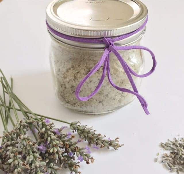 Lavender sugar scrub