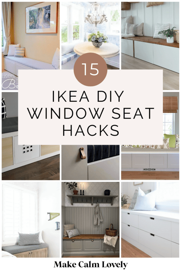 15 IKEA DIY Window Seat & Bench Hacks