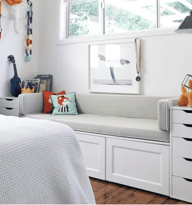 15 IKEA DIY Window Seat & Bench Hacks