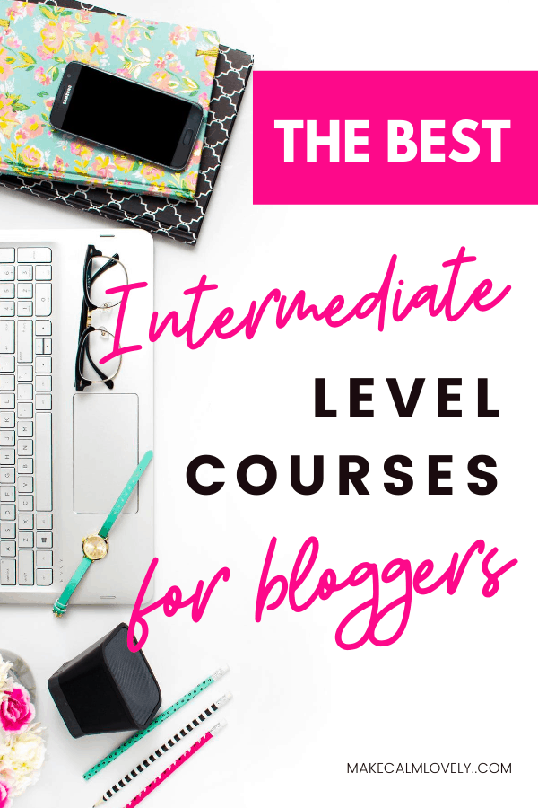 Best Intermediate level courses for bloggers