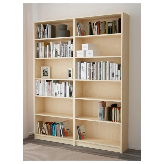 Birch book shelf.