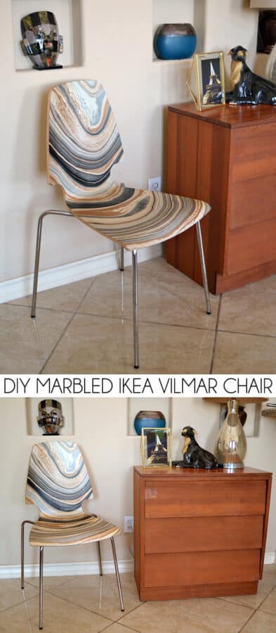 Marbled chair