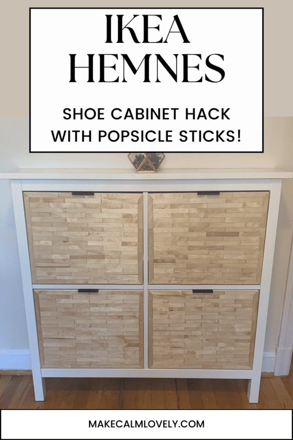 IKEA Hemnes shoe cabinet.