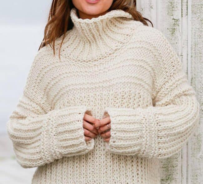 Chunky knit sweater