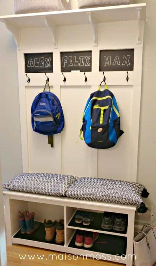 IKEA mudroom hack