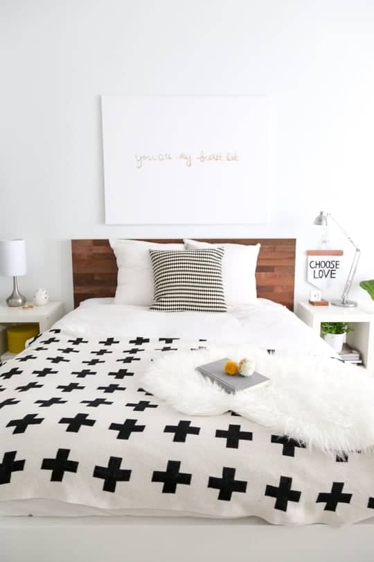 IKEA headboard hack